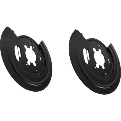 Rareelectrical - New Rear Brake Dust Shields Compatible With Dodge Ram 1500 Van Base 8 Cyl 5.2L Ram 1500 Trx4 8 Cyl - Image 3
