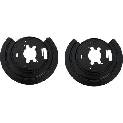 Rareelectrical - New Rear Brake Dust Shields Compatible With Dodge Ram 1500 Van Base 8 Cyl 5.2L Ram 1500 Trx4 8 Cyl - Image 4
