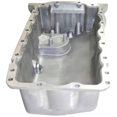 Rareelectrical - New Aluminum Oil Pan Compatible With Volkswagen Beetle Gl 4 Cyl 2.0L Beetle Gls Tdi 4 Cyl 1.9L - Image 2