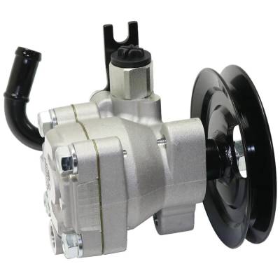 Rareelectrical - New 14Mm Sensor Port Power Steering Pump Compatible With Hyundai Kia Accent Blue 4 Cyl 1.6L Rio Ex - Image 2