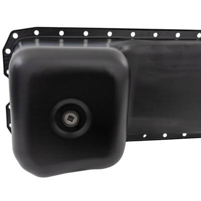 Rareelectrical - Steel Oil Pan Compatible With Dodge Ram 2500 Base 6 Cyl 5.9L Ram 3500 Base 6 Cyl 5.9L 1994-2001 By - Image 5