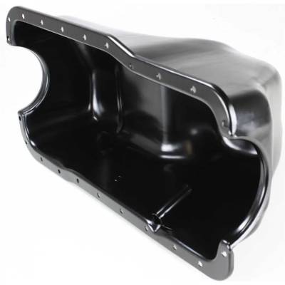 Rareelectrical - New Steel Oil Pan Compatible With Ford E-350 Econoline Club Wagon Xl 8 Cyl 5.8L E-250 Econoline Base - Image 2