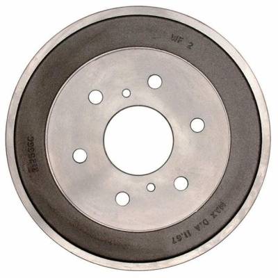 New Rear Brake Drum Compatible With Chevrolet Gmc Sierra 1500 Wt 6 Cyl 4.3L Silverado 1500 Base 8