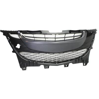 New Primed Grille Assembly Compatible With Mazda 5 Gs 4 Cyl 2.5L 5 Sport 4 Cyl 2.5L 5 Gt 4 Cyl 2.5L