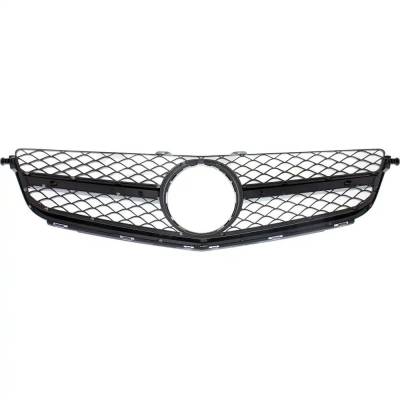 Rareelectrical - New Chrome Shell Grille Assembly Compatible With Mercedes Benz C63 Amg Base 8 Cyl 6.3L C63 Amg - Image 5