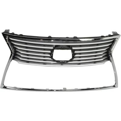 Rareelectrical - New Chrome Shell Grille Assembly Compatible With Lexus Ls600h L 8 Cyl 5.0L Ls460 Base 8 Cyl 4.6L - Image 5