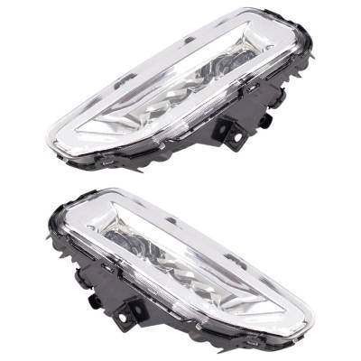 Rareelectrical - New Pair Of Fog Lights Compatible With Nissan Sentra Titan Xd Titan Frontier 2020 2021 2022 2023 - Image 3