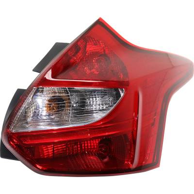 Rareelectrical - New Right Tail Lights Compatible With Ford Focus Sel St Titanium Plus Hatchback Sedan 4-Door 2.0L - Image 1