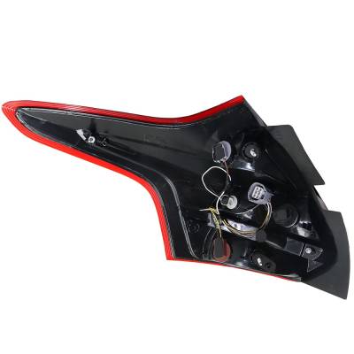 Rareelectrical - New Right Tail Lights Compatible With Ford Focus Sel St Titanium Plus Hatchback Sedan 4-Door 2.0L - Image 2