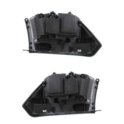 Rareelectrical - New Pair Headlights Compatible With Ram 2500 Laramie Longhorn Crew Cab 5.7L 6.4L 6.7L 2013 2014 By - Image 2