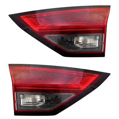New Pair Of Led Inner Tail Lights Compatible With Nissan Rogue Sl Sport Utility 2021 By Part Number