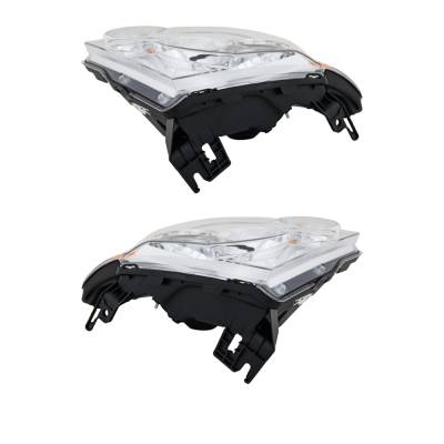 Rareelectrical - New Pair Of Halogen Headlights Compatible With Ford Escape Limited 2008 2009 2010 2011 2012 By Part - Image 4