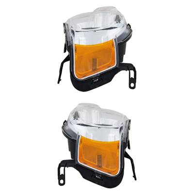 Rareelectrical - New Pair Of Halogen Headlights Compatible With Ford Escape Limited 2008 2009 2010 2011 2012 By Part - Image 6