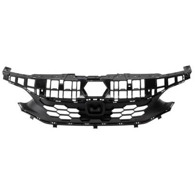 New Textured Black Grille Assembly Compatible With Honda Civic Ex-L 4 Cyl 1.5L Civic Sport 4 Cyl