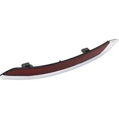 New Left Rear Bumper Reflector Compatible With Acura Tlx Base 4 Cyl 2.4L Tlx Sh-Awd 6 Cyl 3.5L Tlx