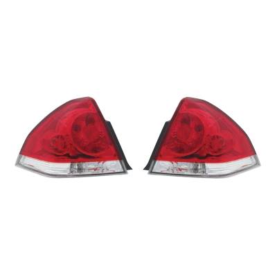 New Pair Of Tail Lights Compatible With Chevrolet Impala 2006 2007 2008 Gm2801193 Gm2800193 25971597