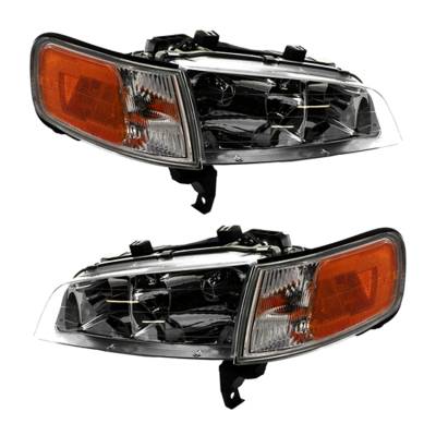 New Pair Of Headlight Compatible With Honda Accord 1996 By Part Number 33100-Sv4-A02 33100Sv4a02