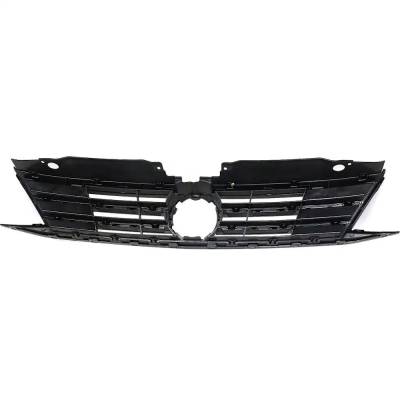 Rareelectrical - New Textured Black Grille Assembly Compatible With Volkswagen Jetta Se 4 Cyl 1.8L Jetta Trendline 4 - Image 5
