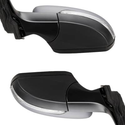 Rareelectrical - New Pair Of Mirror Compatible With Volkswagen Passat Comfortline Sel Premium Highline Sportline - Image 3