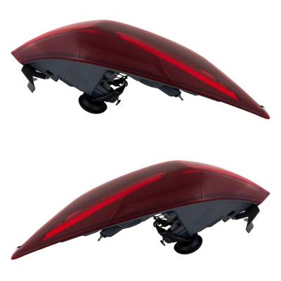 Rareelectrical - New Pair Of Tail Lights Compatible With Hyundai Elantra 1.4L 2.0L 2017 2018 By Part Numbers - Image 3