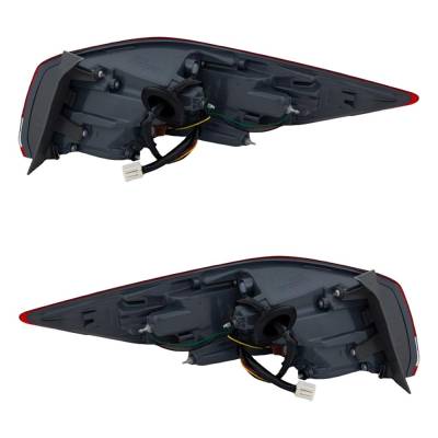 Rareelectrical - New Pair Of Tail Lights Compatible With Hyundai Elantra 1.4L 2.0L 2017 2018 By Part Numbers - Image 7