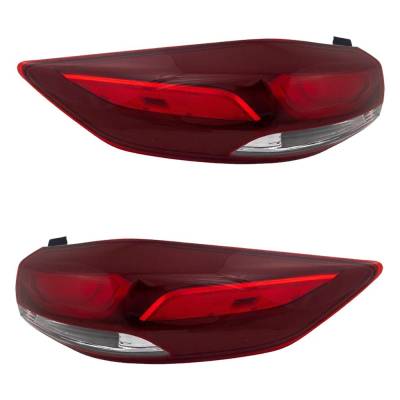 Rareelectrical - New Pair Of Tail Lights Compatible With Hyundai Elantra 1.4L 2.0L 2017 2018 By Part Numbers - Image 8