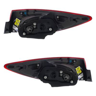 Rareelectrical - New Pair Of Tail Lights Compatible With Mazda 3 2.5L 2014 2015 By Part Numbers Bjt1-51-160A - Image 5