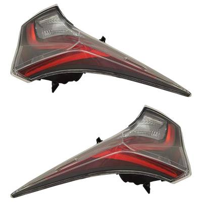 Rareelectrical - New Pair Of Tail Lights Compatible With Toyota Prius 1.8L 2016 2017 2018 By Part Numbers 81561-47280 - Image 6