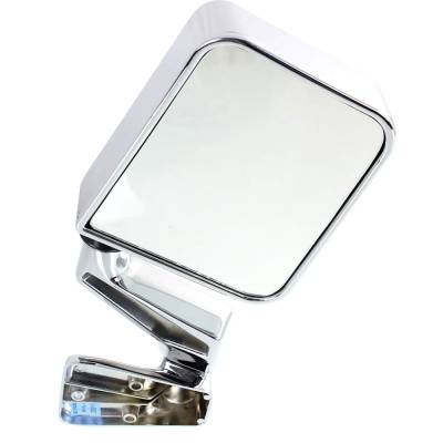 Rareelectrical - New Right Mirror Compatible With Jeep Wrangler 2.5L 4.0L 4.2L 1987-2001 By Part Numbers 55027208-Pfm - Image 2