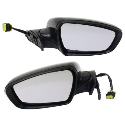 New Pair Of Mirror Compatible With Kia Forte Forte5 Koup Sx Ex S Lx L 1.6L 2.0L 2017 2018 By Part