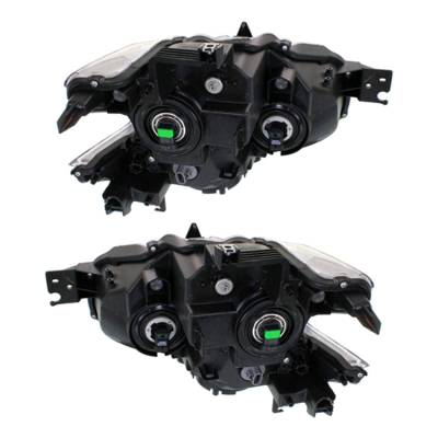 Rareelectrical - New Pair Of Halogen Headlight Compatible With Nissan Maxima S Sedan 2009-2014 By Part Number - Image 2