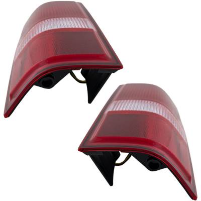 Rareelectrical - New Pair Tail Lights Compatible With Gmc Savana 1500 Lt Standard Passenger Van 4 Door 5.3L 2008 2009 - Image 6