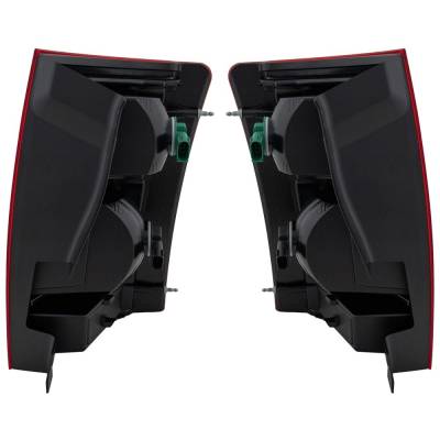 Rareelectrical - New Pair Of Tail Lights Compatible With Dodge Grand Caravan 3.3L 3.8L 4.0L 2008 2009 2010 By Part - Image 7