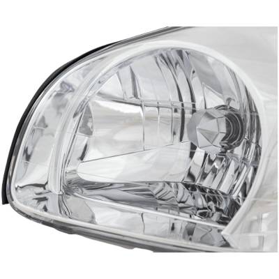 Rareelectrical - New Left Headlights Compatible With Hyundai Santa Fe 2.4L 2.7L 3.5L 2001 2002 2003 By Part Numbers - Image 4