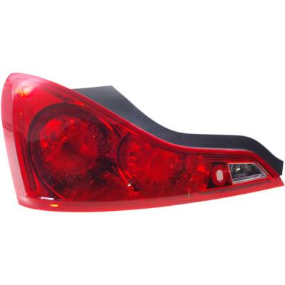 Rareelectrical - New Left Tail Lights Compatible With Infiniti G37 Q60 3.7L 2008 2009 2010 2011 2012 2013 2014 2015 - Image 1