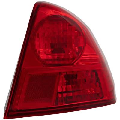 Rareelectrical - New Right Tail Lights Compatible With Honda Civic 1.3L 1.7L 2003 2004 2005 By Part Numbers H730151 - Image 1