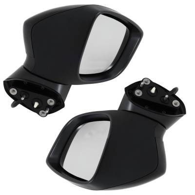 Rareelectrical - New Pair Of Mirror Compatible With Mazda 3 Sport Gt Grand Touring Gs I S Se G Gx Sedan Hatchback - Image 3