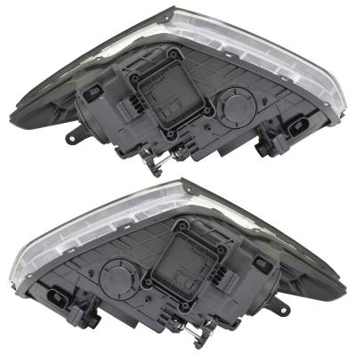 Rareelectrical - New Pair Of Headlights Compatible With Hyundai Elantra Value Edition Sedan 4-Door 2017 2018 By Part - Image 3