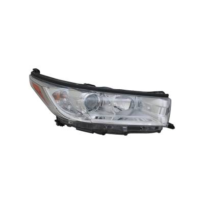 New Right Headlight Fits Toyota Highlander Hybrid Le 17-18 To2503251 81110-0E330