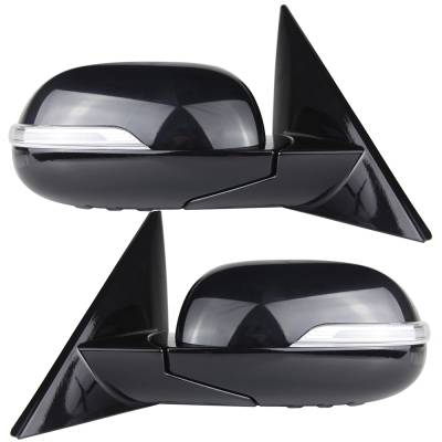 Rareelectrical - New Pair Of Mirror Compatible With Kia Soul Base Ev E Luxury Plus Hatchback 4-Door 1.6L 2017 2018 - Image 2