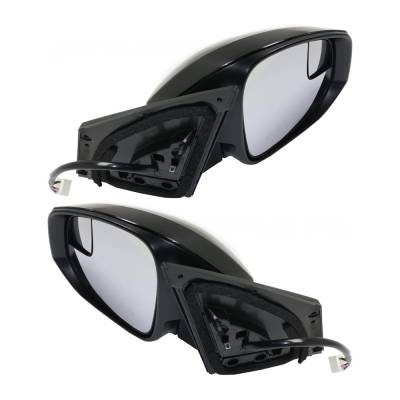 Rareelectrical - New Pair Of Mirror Compatible With Toyota Rav4 Le Xle Limited Hybrid Plus Sport Utility 4-Door 2.5L - Image 4