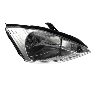 New Right Halogen Headlight Compatible With Ford Focus Lx Se Zts Sedan 2.0L 2000 2001 2002 By Part