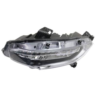 Rareelectrical - New Left Led Headlight Compatible With Honda Civic Si Sedan 4 Door 1.5L 2018 2019 By Part Number - Image 3