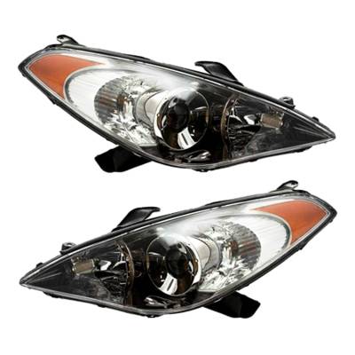 New Pair Of Halogen Headlight Compatible With Toyota Solara Se Sport Coupe 2006 By Part Number