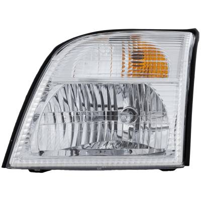 New Left Headlights Compatible With Mercury Mountaineer 4.0L 4.6L 2002 2003 2004 2005 By Part