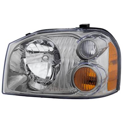 New Left Headlights Compatible With Nissan Frontier 3.3L 2001 2002 2003 2004 By Part Numbers