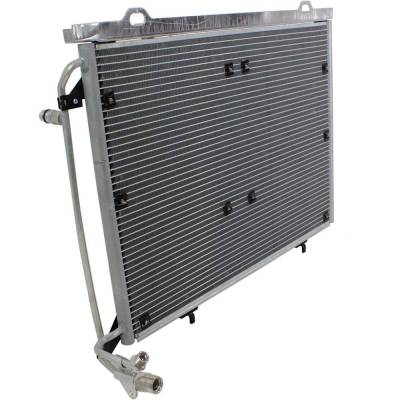 Rareelectrical - New Aluminum Core A/C Condenser Compatible With Mercedes Benz C280 Base 6 Cyl 2.8L C43 Amg Base 8 - Image 3