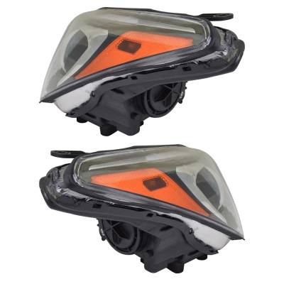 Rareelectrical - New Pair Of Headlights Compatible With Hyundai Santa Fe Sport Base 2.4L 2017 2018 By Part Number - Image 5