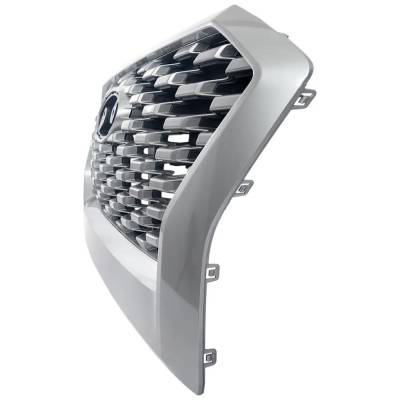 Rareelectrical - Silver Gray Grille Assembly Compatible With Hyundai Palisade Essential 6 Cyl 3.8L Palisade Se 6 Cyl - Image 3