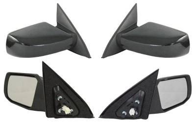 Rareelectrical - New Door Mirror Pair Compatible With Nissan 07-11 Altima Sedan Power W/O Heat Ns51er Ni1320163 - Image 2